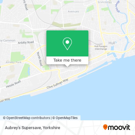 Aubrey's Supersave map