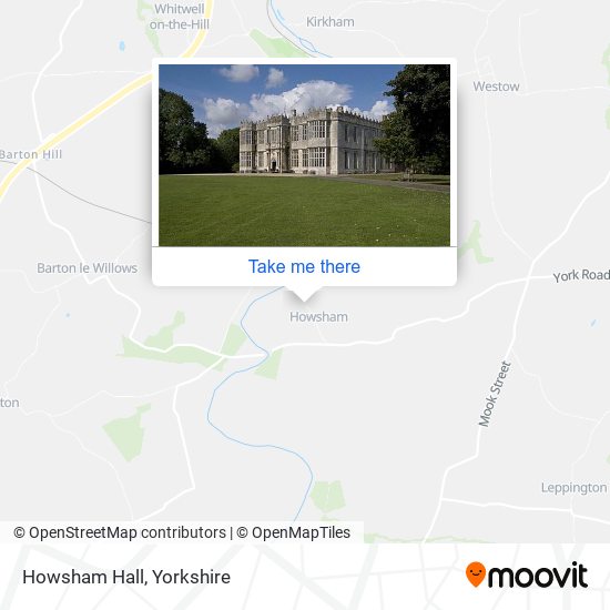 Howsham Hall map