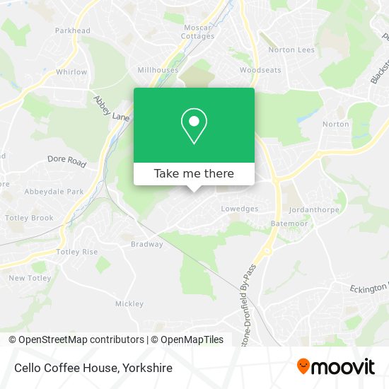 Cello Coffee House map