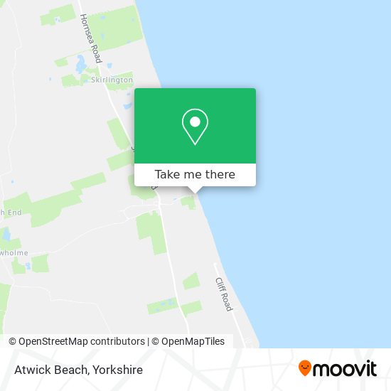 Atwick Beach map