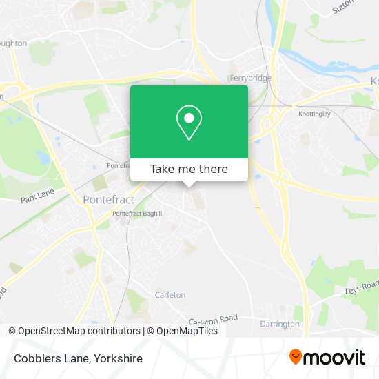 Cobblers Lane map