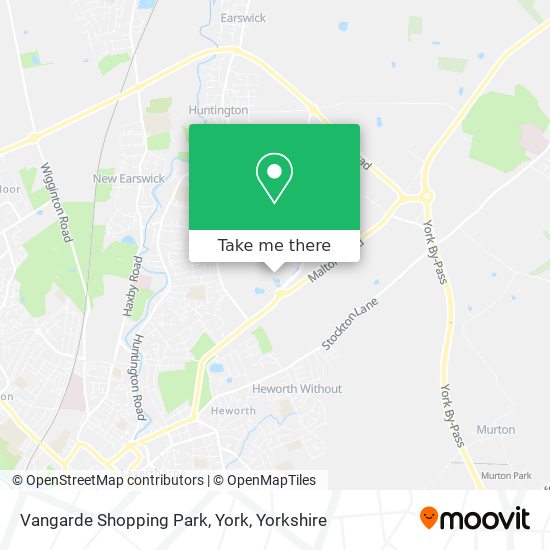 Vangarde Shopping Park, York map