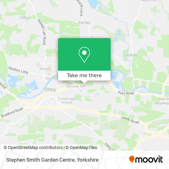 Stephen Smith Garden Centre map