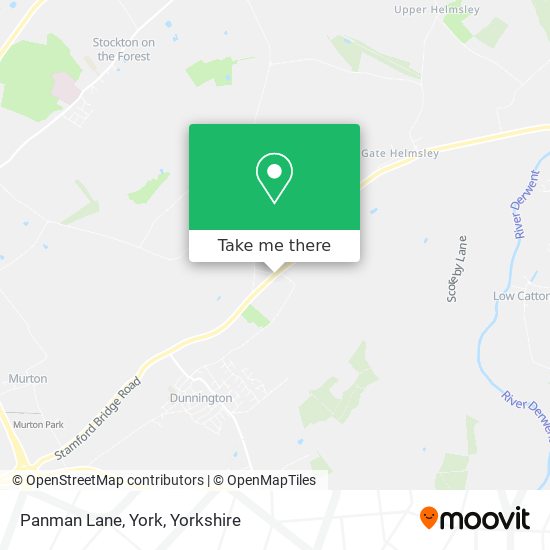 Panman Lane, York map