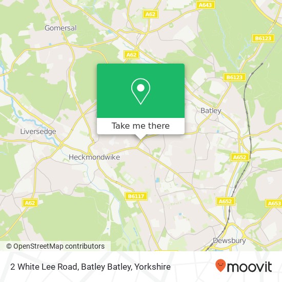 2 White Lee Road, Batley Batley map