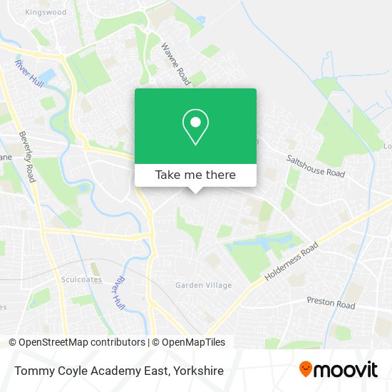 Tommy Coyle Academy East map