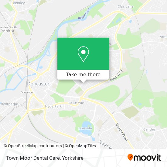 Town Moor Dental Care map