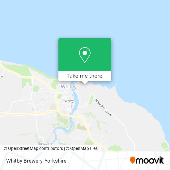 Whitby Brewery map