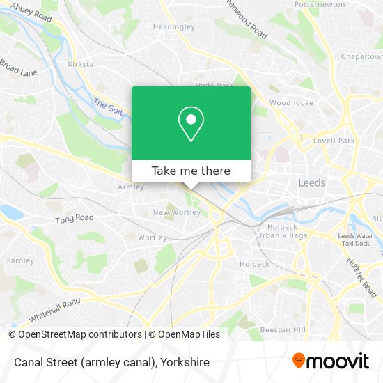 Canal Street (armley canal) map