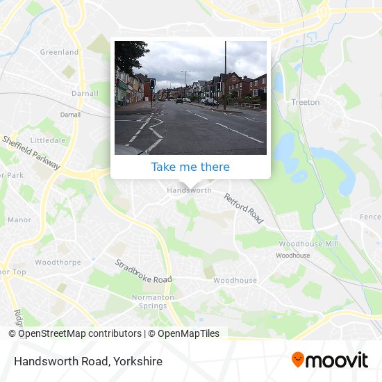 Handsworth Road map