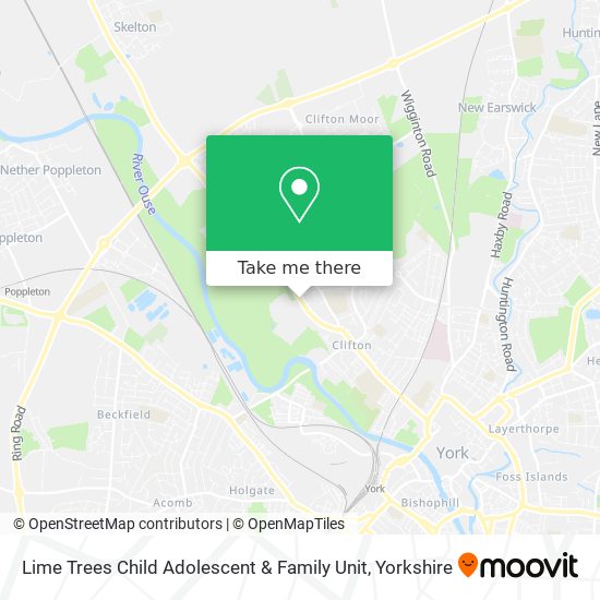 Lime Trees Child Adolescent & Family Unit map