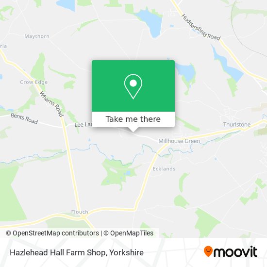 Hazlehead Hall Farm Shop map