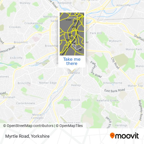 Myrtle Road map