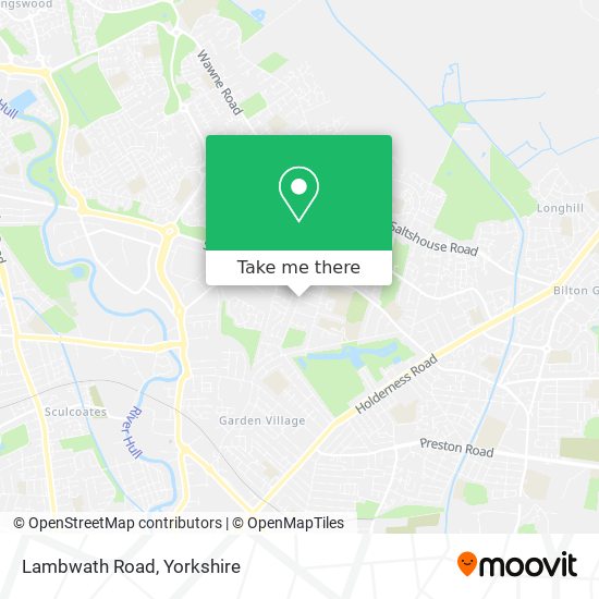 Lambwath Road map