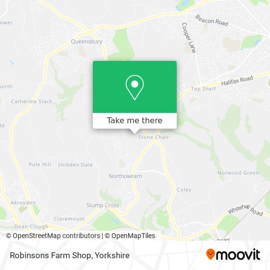 Robinsons Farm Shop map