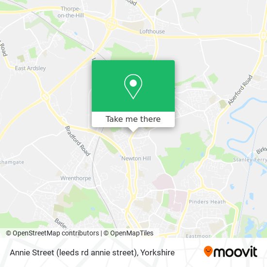 Annie Street (leeds rd annie street) map