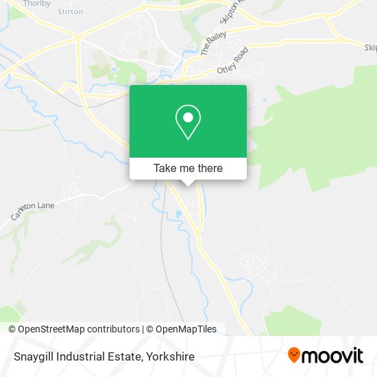 Snaygill Industrial Estate map