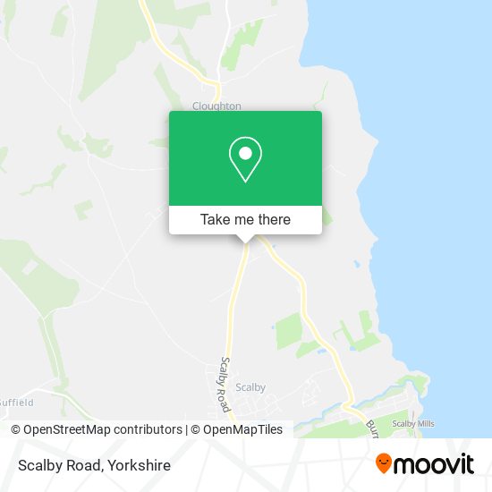 Scalby Road map