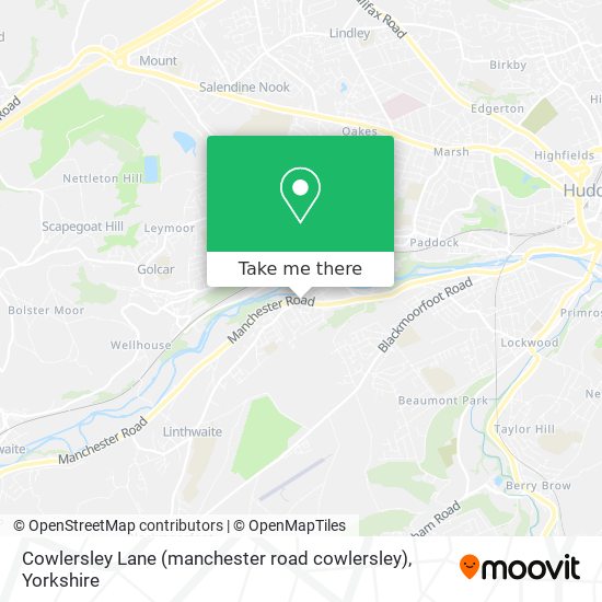 Cowlersley Lane (manchester road cowlersley) map