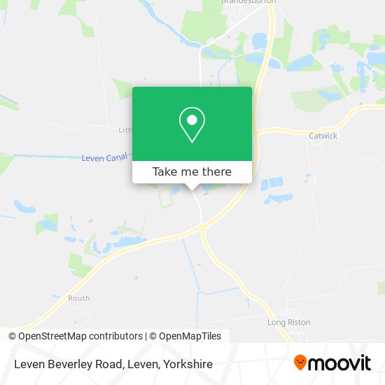 Leven Beverley Road, Leven map