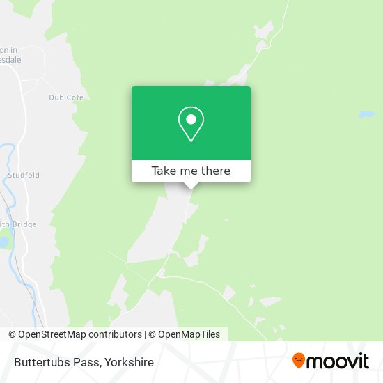 Buttertubs Pass map