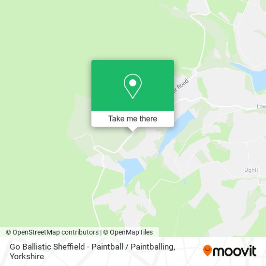 Go Ballistic Sheffield - Paintball / Paintballing map