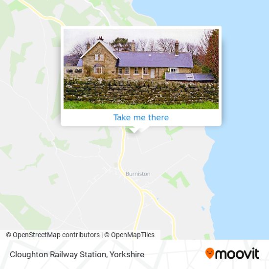 Cloughton Railway Station map