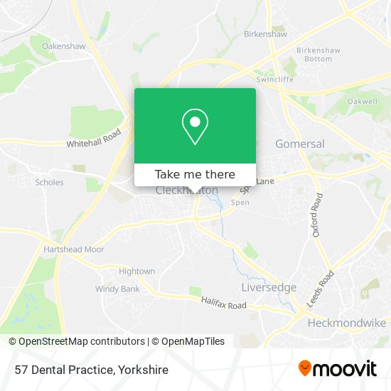 57 Dental Practice map