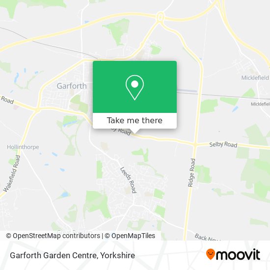 Garforth Garden Centre map