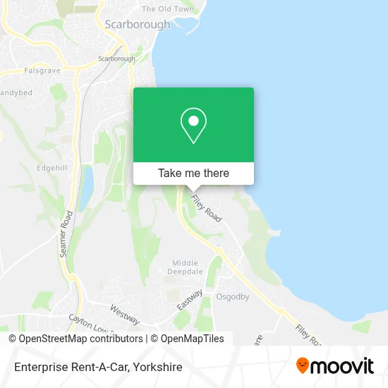 How to Get to Enterprise Rent-A-Car in Scarborough by Bus or Train?