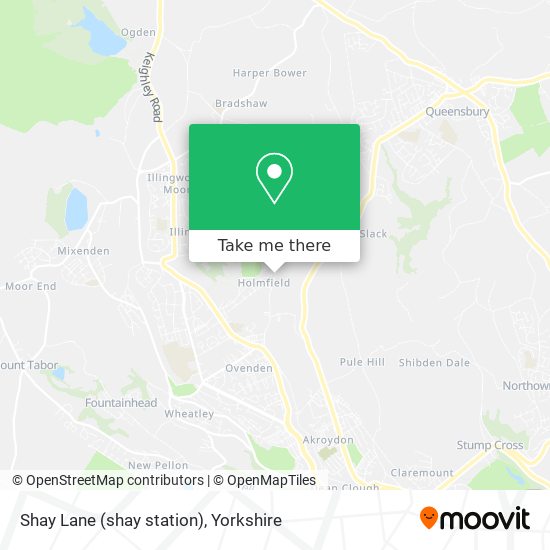 Shay Lane (shay station) map