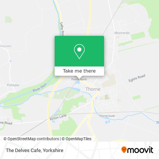 The Delves Cafe map