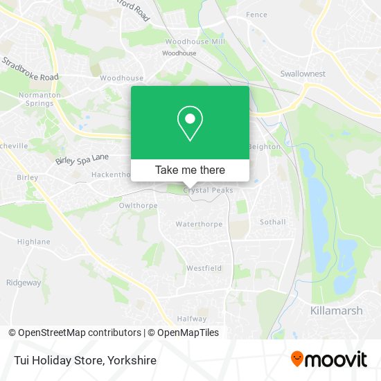 Tui Holiday Store map