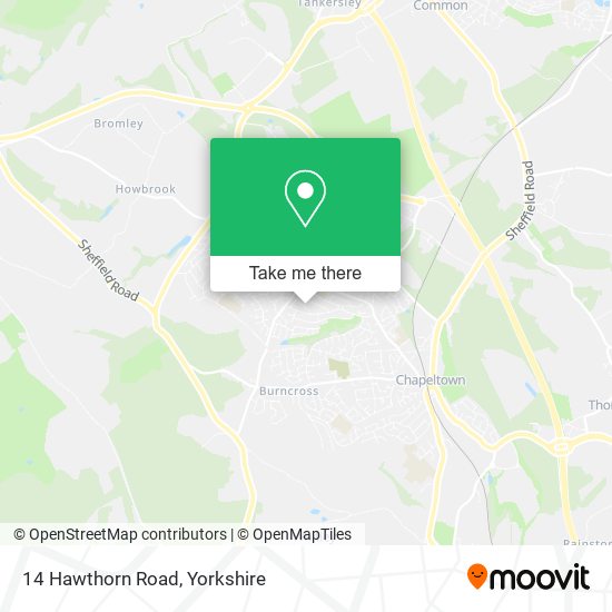 14 Hawthorn Road map
