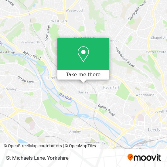 St Michaels Lane map