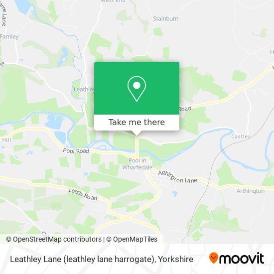 Leathley Lane (leathley lane harrogate) map