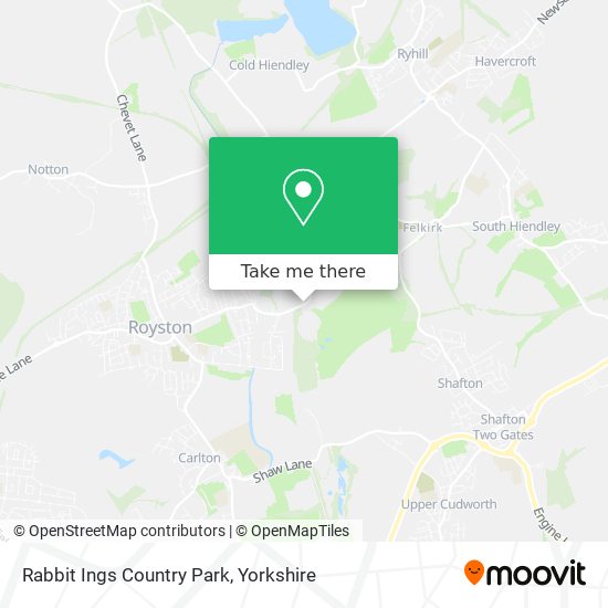 Rabbit Ings Country Park map