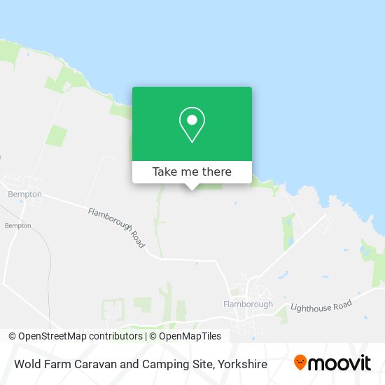 Wold Farm Caravan and Camping Site map