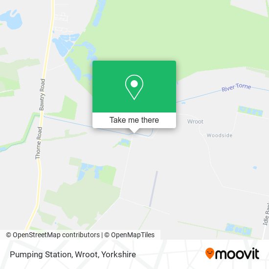 Pumping Station, Wroot map