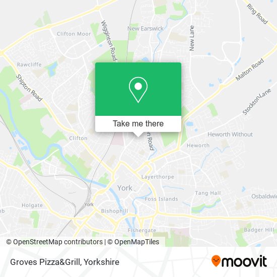 Groves Pizza&Grill map