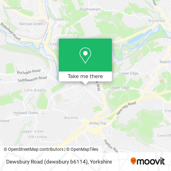 Dewsbury Road (dewsbury b6114) map