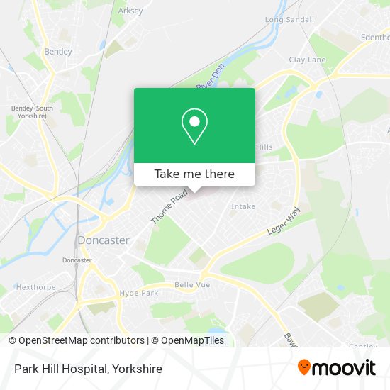 Park Hill Hospital map