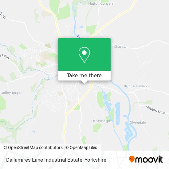 Dallamires Lane Industrial Estate map