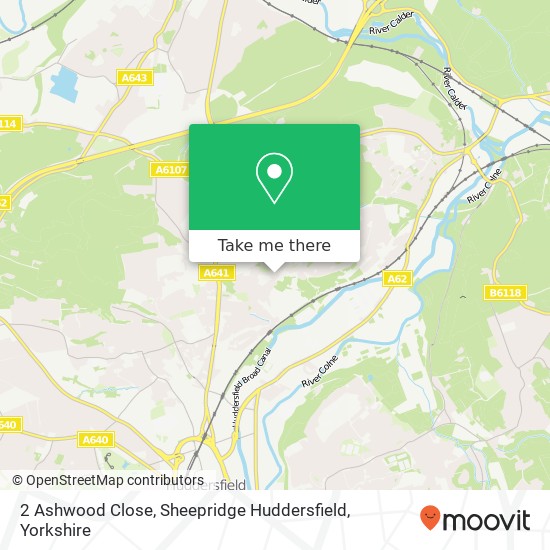 2 Ashwood Close, Sheepridge Huddersfield map