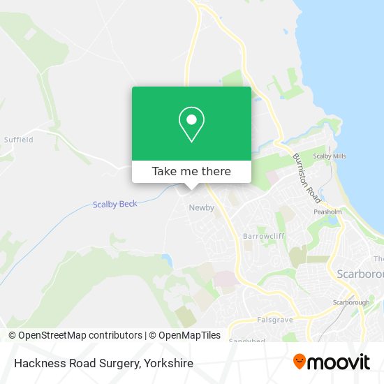 Hackness Road Surgery map