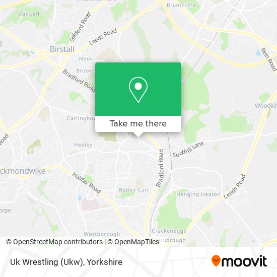 Uk Wrestling (Ukw) map