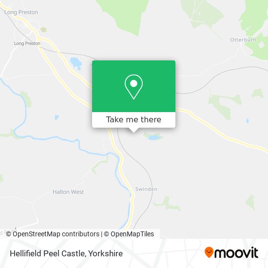 Hellifield Peel Castle map