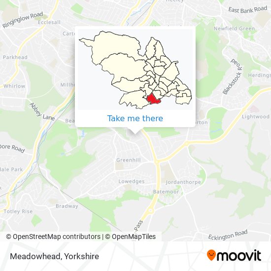 Meadowhead map