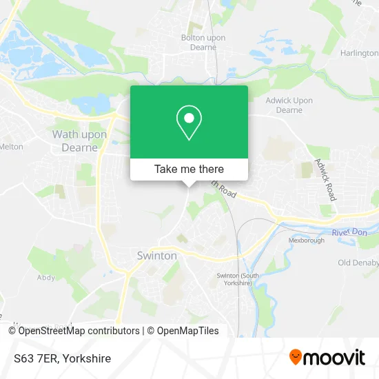 How to Get to S63 7ER in Rotherham by Bus or Train?