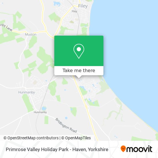 Primrose Valley Holiday Park - Haven map